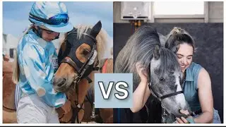 This Esme VS Harlow&rsquo;s training??! #viral #horses #short