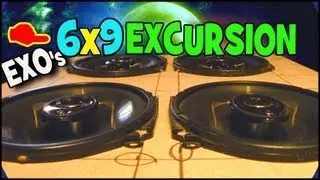 3-Way 6X9 Speaker EXCURSION || Playing w/ Android Subwoofer Test APP: 