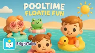 Pooltime Floatie Fun Music Song 🎶🦩 | Calm Pool Party Tunes by BrightTales Digital