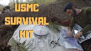 USMC Issue survival kit Type 1 class 3 |  Issued to Marine Recon and Sniper units of the GCE