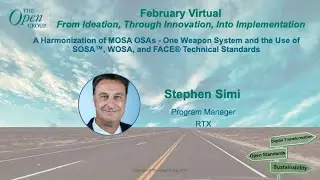 One Weapon System and the Use of SOSA&reg;, WOSA, and FACE&reg; Technical Standards