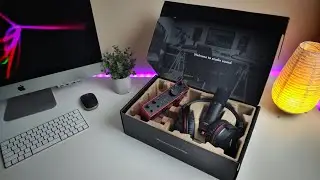 ASMR Unboxing Focusrite Scarlett 2i2 4th Gen Studio Bundle USB-C Audio Interface
