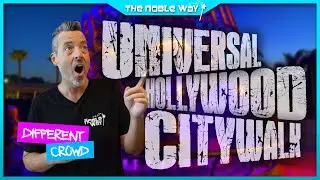 Universal Hollywood Citywalk Is Very Different From Universal Orlando! Crowds, Stores, & Restaurants