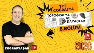 ENS COĞRAFYA SORU BANKASI | TYT KAMPI - 8. B&Ouml;L&Uuml;M | TOPOĞRAFYA VE KAYA&Ccedil;LAR |