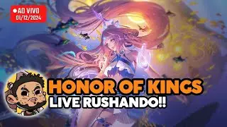 🟠LIVE | HONOR OF KINGS | RUSHANDO COM ARAGAMES!