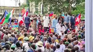 Прибытие в Америку, посмотрите на толпу, поток духовного возрождения от пророка доктора Дэвида Оу...