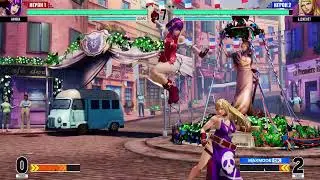 KOFXV Athena vs B. Jenet