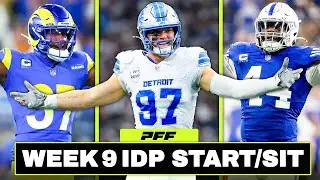 Week 9 IDP Start or Sit | PFF Fantasy Podcast