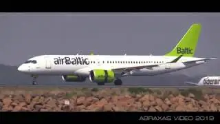 Air Baltic/Airbus A220 Demonstrator [YL-AAS] at Sydney - 29 October 2019