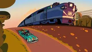 Streamliner (4K Animation Test/Loop)