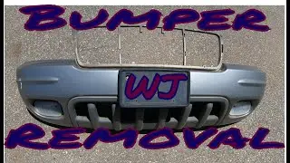 WJ Grand Cherokee 1999-2003 Front Bumper & Grill Removal. Quick & Simple How To.