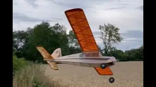 VEB MOBA Freiflugmodell Filius von Harald Yung - dieses mal fast ohne Baumkontakt