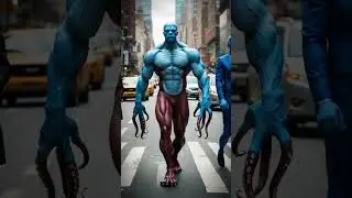 Human and animal fusion 🤯 Mind-Blowing Creatures 🤯 #hybrid #animals #human #fusion #science #shorts