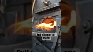Lighting the fire in a live steam locomotive. #train #railway #travel #steam #locomotive #livesteam