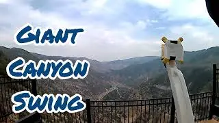 GIANT CANYON SWING POV (CLIFF SIDE) GLENWOOD CAVERNS ADVENTURE PARK (8/31/21)