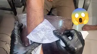 Hand Tattoo Design 😱 #masterartltp #tattoo #video 