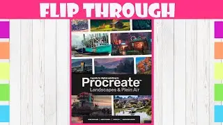 A guide to digital painting in PROCREATE landscapes and plein air (flip through)