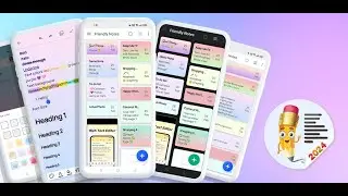 Friendly Notes - Color Notepad | Top Best Free App | Playstore App