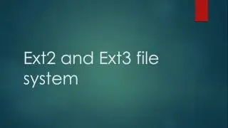 Ext2 and Ext3 metadata Journaling