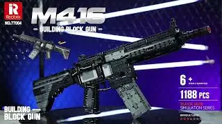 Reobrix 77004 M416 Machine Gun - Maschinengewehr M416  Weapons Collection Waffenkollektion
