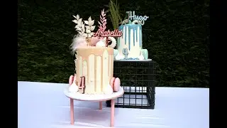 Effortless cake box packaging for your tall cakes #cakeboxes #birthdaycakes #cakeideas