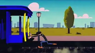 Stewart vs The Train | Funny 3D Animation Student Project | #jidakanpur