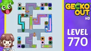 Прохождение уровня 770 игры Gecko Out.