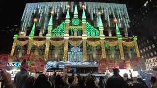 Saks Fifth Avenue Holiday 2020 Light Show and Windows 