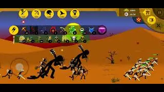 Stick War Legacy The Gold Spearton team vs PyroBlaze Team! 