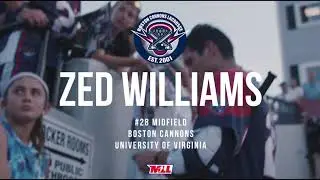 Zed Williams | Boston Cannons | Player Profile