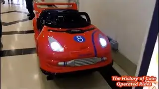 2010s Zamperla Coin Operated Car Kiddie Ride - Zap Rally Sport Car