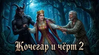 Dj Lyric+AI - КОЧЕГАР И ЧЁРТ 2 (мультфильм, фолк-рок, 2 часть)