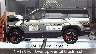 2024-2025 Hyundai Santa Fe / Santa Fe Hybrid NHTSA Full-Overlap Frontal Crash Test