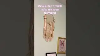 Details that I think make my room fairy core!  #fairytok #fairyrp #fairy #fairycore #roomtour ?