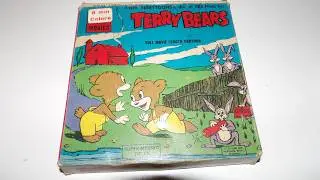 Terry Bears: A Howling Success (1954, 8mm Home Movie Print, Color, Faded and Silent)