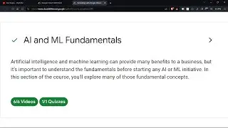 AI and ML Fundamentals | Module 1 | Quiz Answers #googlecloud