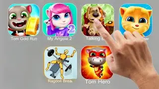Tom Gold Run, My Angela 2, Talking Ben, Talking Pierre, Ragdoll Break, Tom Hero.