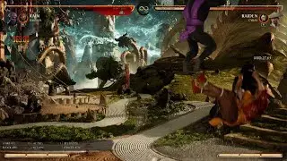 Mortal Kombat 1 Rain Darrius meterless 419 damage