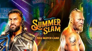 WWE Summerslam 2022 Full Match Card