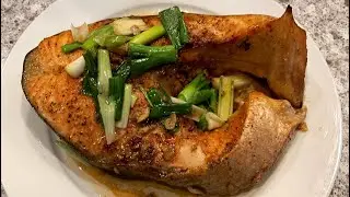 Dad&rsquo;s Recipe: Easy Chinese Air fryer Salmon Steak Fish Recipe Moist & Flavourful | FullHappyBelly
