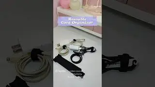 Reusable Cord Organizer for Chargers, Earphones, Laptop and Computer Wires