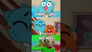(Gumball vs Baldi) WHO WON? PART 1 #gumball #baldi #rapbattle #eddiefrb