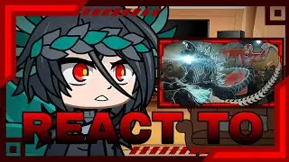 Kaiju girls react to Ancient Titan War || Slick || Gacha club