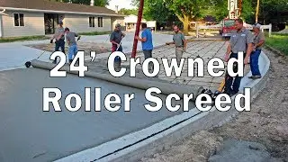 24ft Crowned Roller Screed Shapes Street