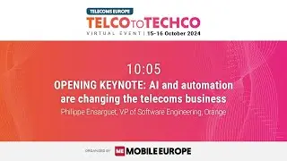 Telco to Techco - October 2024 I AI and automation are changing the telecoms business