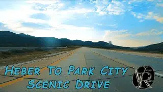 Scenic Drive down Highway 40 from Heber To Park City