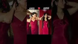 Red Slip Dress❣️#aliabhatt #recreate #fashion #viralshort #challenge #outfitfromscratch #diy #edit