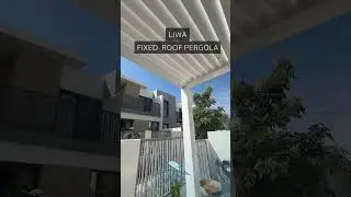 Liwa Fixed Roof Pergola by The Shading Company #shorts