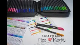 Color COMBOS with CASTLE ARTS colored pencils | Coloring Tutorial