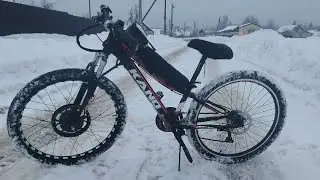 Сделал самодельный ЭЛЕКТРОВЕЛОСИПЕД 